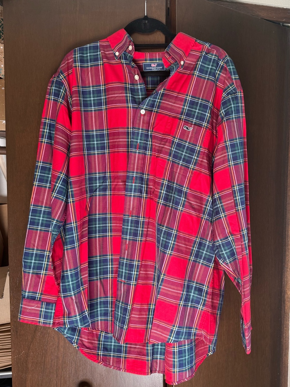 Vineyard Vines Classic Fit Tucker Shirt Tartan Plaid XL